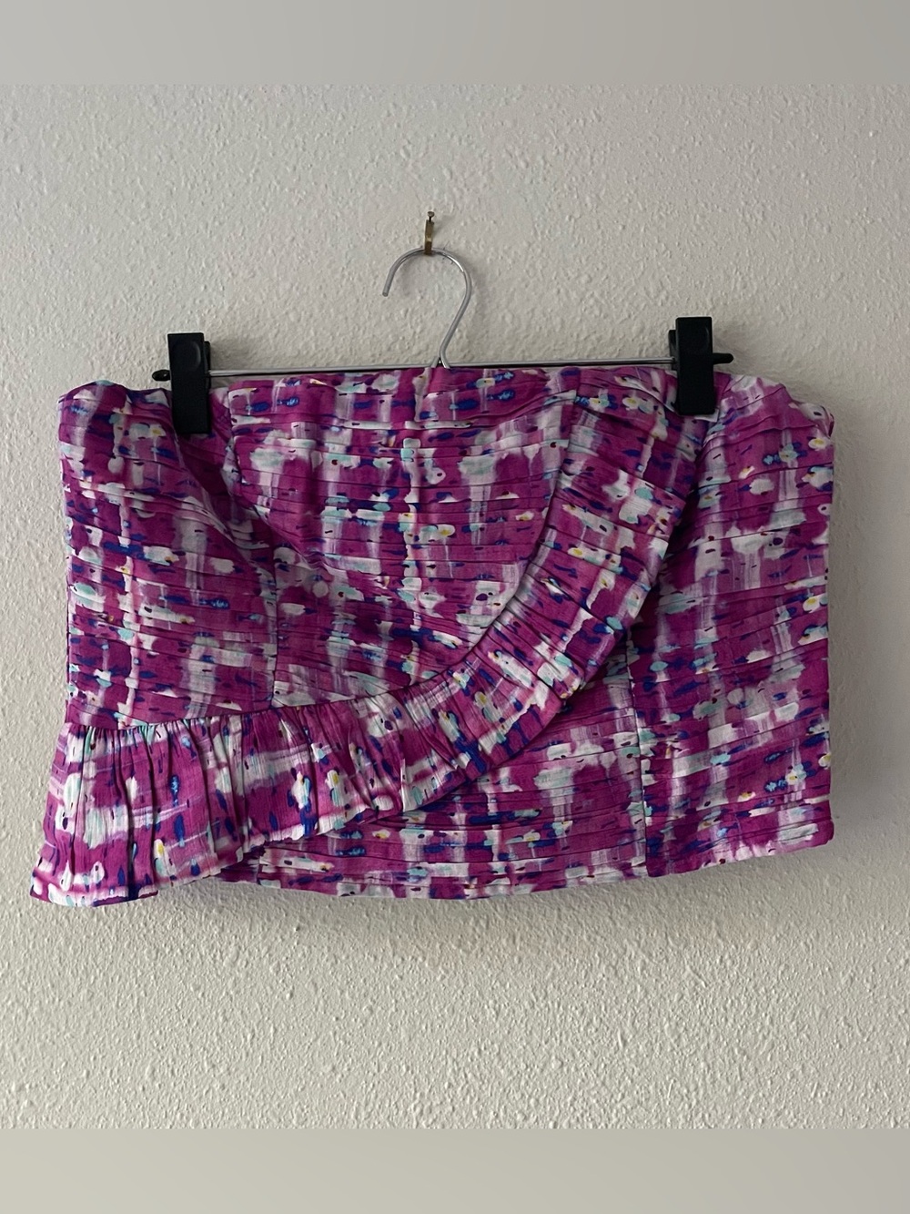 NWT French Connection Aria Faris Crop Top Meadow Mauve US 12